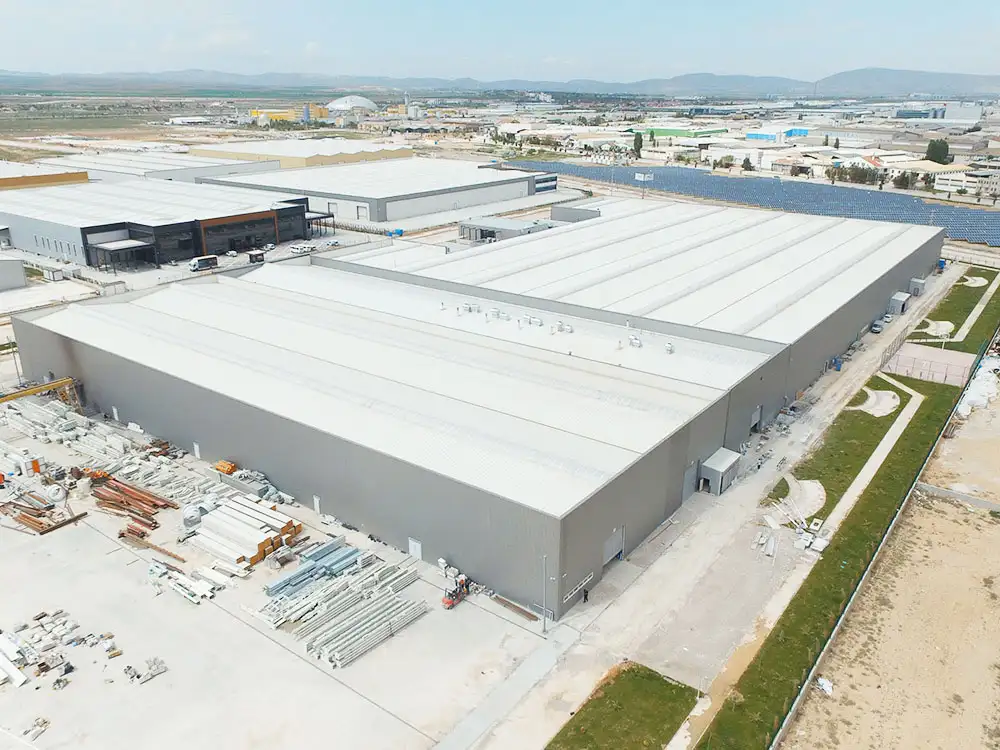 İmaş Makine - Çatı & Cephe Panel Sistemleri Uygulaması - Mekpan