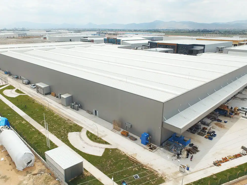 İmaş Makine - Çatı & Cephe Panel Sistemleri Uygulaması - Mekpan